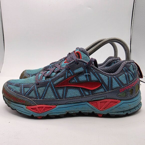 Brooks Cascadia 8 Womens Size 7 Blue Athletic Shoes Hiking Camping Outdoors - Picture 13 of 13